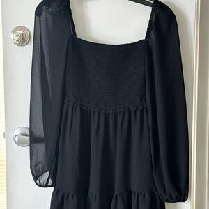 Aritzia Black Dress Wilfred Collection